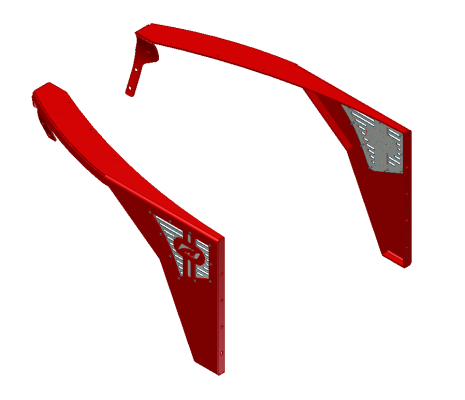 Jeep TJ Fenders 0 Inch Flare No Inner Fender High Line 97-06 Wrangler TJ/LJ Pair Motobilt