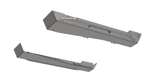 15 Inch Stretch Rockers w/Tube Step for Jeep YJ Motobilt