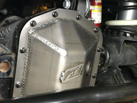 Jeep JL Differential Cover Front 2018-Pres Wrangler JL Rubicon Dana 44 Bare Steel Motobilt