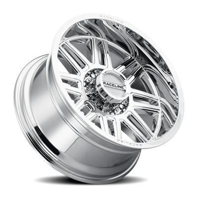 Aluminum Wheels 18x9 Split 948C Chrome -12 Offset 5 on 139.7 Bolt Pattern 106.5 Bore Raceline