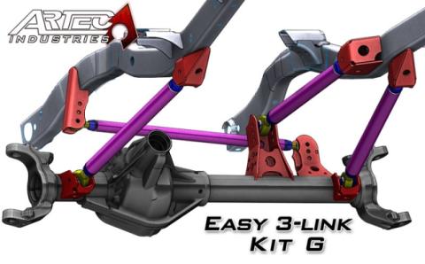 3 Link Tube and Rod End Kit 1.25 Krawler Joints Artec Industries