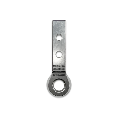 Moose Knuckle Offroad Mohawk Receiver 1.25 Atomic Silver Moose Knuckle Offroad
