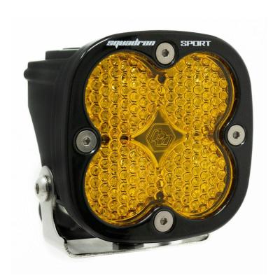 LED Light Pod Work/Scene Pattern Baja Amber Black Squadron Sport Baja Designs