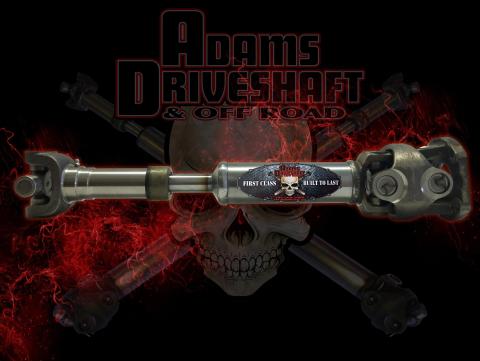 Adams Driveshaft Jeep LJ Rubicon Rear 1350 CV Driveshaft Extreme Duty Series