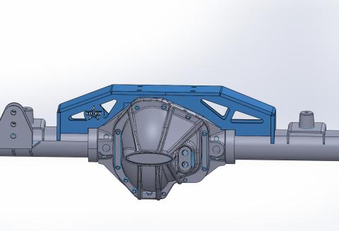 Dstrac 70 Rear Short Truss Low Pinion Rear 70 RPM Steering