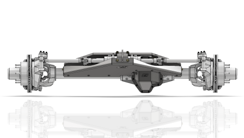 Axle Truss with Steering Ram for Front ECGS Dana 80 Motobilt