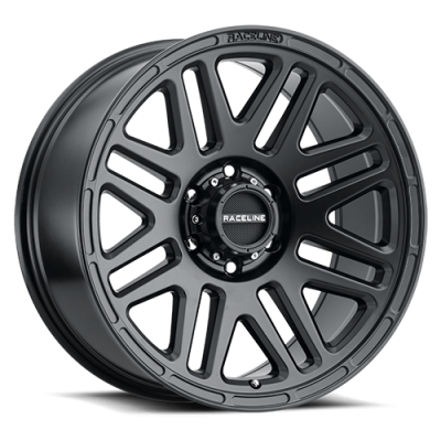 Aluminum Wheels 17x8.5 Outlander 944B Satin Black 18 Offset 5 on 127 Bolt Pattern 78.1 Bore Raceline