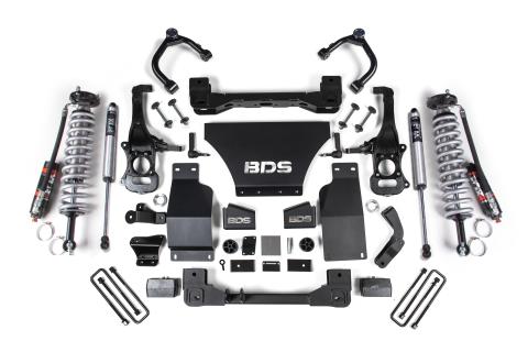 2.5 Inch Lift Kit FOX 2.5 Performance Elite Coil-Over Chevy Trail Boss or GMC AT4 1500 19-24 4WD Diesel Fox 2.5 Performance Elite Shocks 