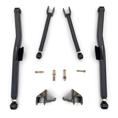 Jeep Overland+ Front Long Arm Upgrade Kit 3.6-V6/2.0-I4 2018+ JL/JT Clayton Offroad