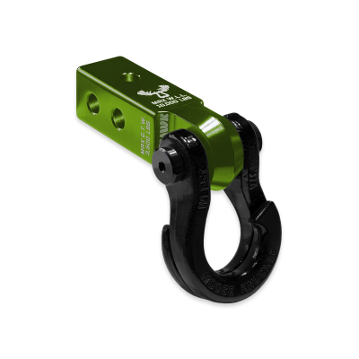 Jowl 3/4 Split Shackle and Mohawk 2.0 Receiver Combo Bean Green / Black Hole Moose Knuckle Offroad