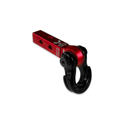 Jowl 5/8 Split Shackle and Mohawk 1.25 Receiver Combo Red Rum / Black Hole Moose Knuckle Offroad