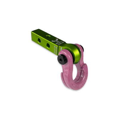 Jowl 5/8 Split Shackle and Mohawk 1.25 Receiver Combo Bean Green / Black Hole Moose Knuckle Offroad