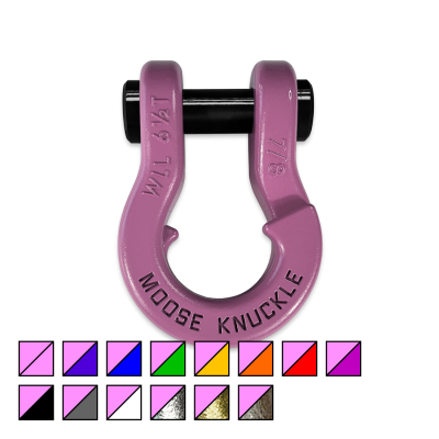 Jowl Recovery Split Shackle 7/8 Pretty Pink Moose Knuckle Offroad