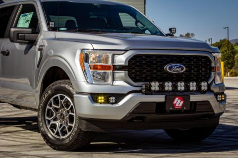 Ford, F150, (21-On), FPK, SAE Baja Amber/Pro DC, Up w/o DRL