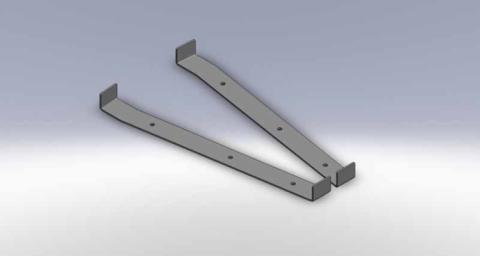Jeep Wrangler Frame Bracket Location Templates 2004-2006 LJ Clayton Off Road