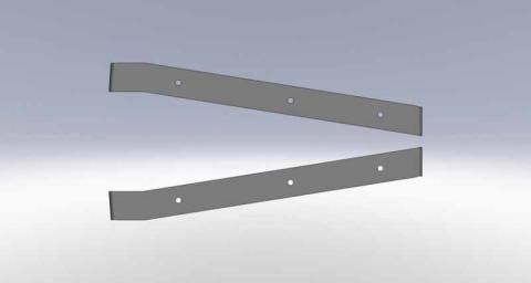 Jeep Wrangler Frame Bracket Location Templates 2004-2006 LJ Clayton Off Road