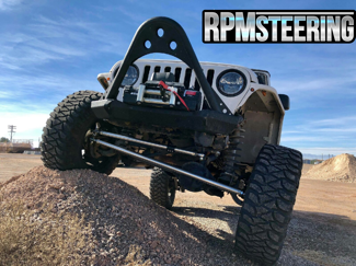 Jeep Wrangler TJ/LJ 1 Ton Aluminum Tie Rod and Drag Link Heim Steering Kit No Clamp RPM Steering