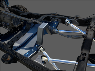 Jeep Wrangler Unlimited Double Triangulated 4 Link Rear Long Arm Upgrade No Upgrade RPM Steering