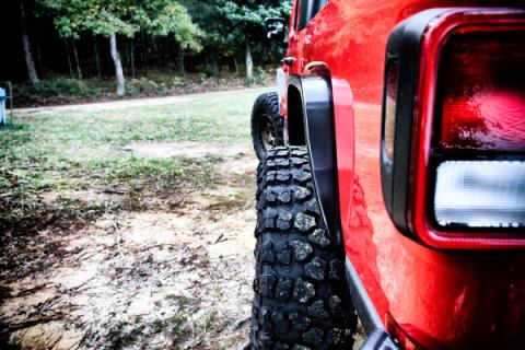 Aluminum Rear Fender Flares for Jeep Gladiator JT