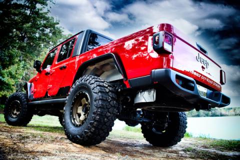 Aluminum Rear Fender Flares for Jeep Gladiator JT