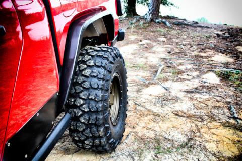 Aluminum Rear Fender Flares for Jeep Gladiator JT