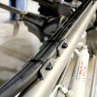Zip Tie Mount for Round Tube - Stainless Steel Motobilt