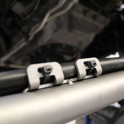 Zip Tie Mount for Round Tube - Stainless Steel Motobilt