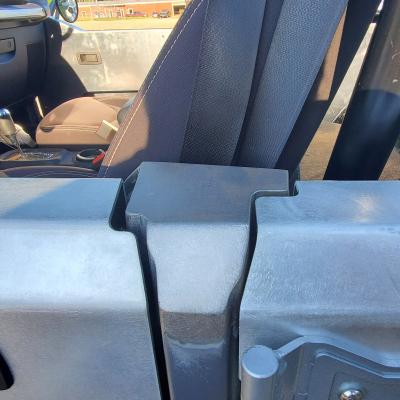 B-Pillar Chop Kit For Jeep JKU Bare Steel Motibilt