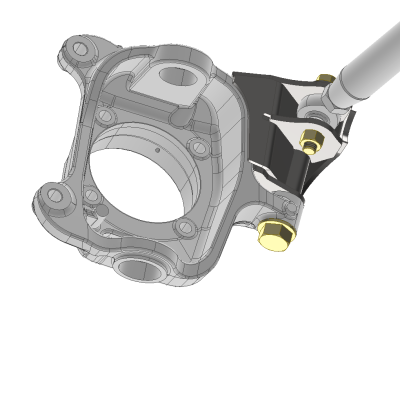 High Steer Brackets for Super Duty 60 For 2005-2012Ford F-350 Super Duty Motobilt