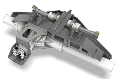 Front Axle Truss for Fusion/ECGS 14 Bolt Axle Motobilt
