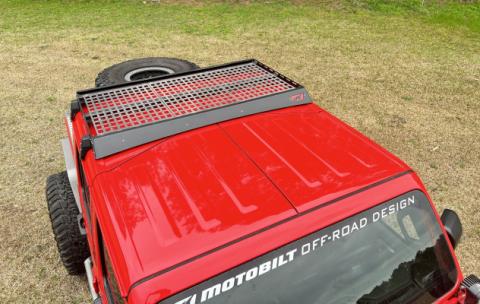 Half Cab Roof Rack for Jeep JT Gladiator Motobilt