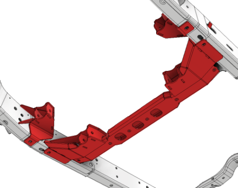 Front 3 or 4 Link Suspension Bracket Kit for 2018-Present Jeep JLU Motobilt