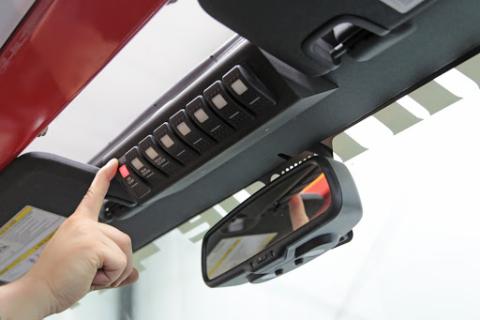 BantamX w/ Blue LED Switch panel for JK 2009-2018