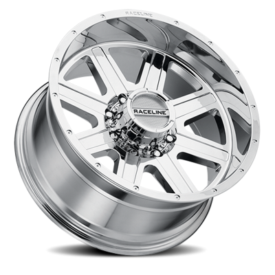 Aluminum Wheels 18x9 Hostage 940C Chrome 12 Offset 5 on 139.7 Bolt Pattern 106.5 Bore Raceline