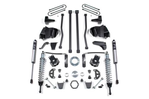 6 Inch Lift Kit Long Arm &amp; FOX 2.5 Coil-Over Conversion Dodge Ram 2500 09-13 4WD Fox 2.5 Performance Shocks Diesel Block Kit Fox 2.5 Performance Shocks