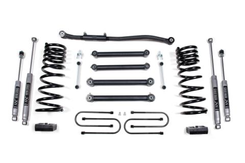 3 Inch Lift Kit Dodge Ram 2500 03-13 & 3500 03-12 4WD Gas 4 Inch Axle Fox 2.0 Performance Shocks