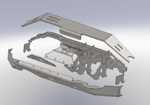 Dana 60 Full Hydro Mounting Kit: 85-91.5 Ford - Ultimate Arms for Reid Knuckles Artec Industries