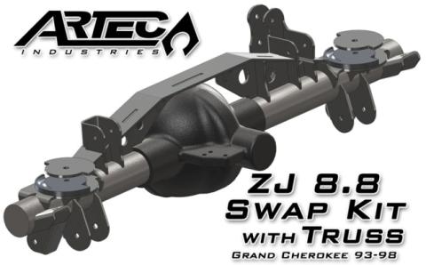 ZJ 8.8 Swap Kit W/Truss 93-98 Jeep Grand Cherokee Artec Industries