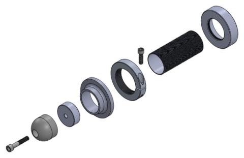 ACOS Coil Over Spring Adjustors 97-06 Wrangler TJ and LJ Unlimited/XJ/MJ Front Pair RockJock 4x4