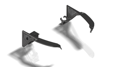 Alimunum Front Fenders 2 Inch Flare for Jeep TJ/LJ Motobilt