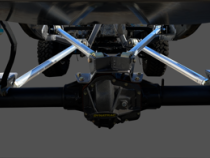 JKU Bolt In 3 Link Front &amp;amp; Double Triangulated 4 Link Rear Long Arm Upgrade No truss No link Upgrade No front stretch RPM Steering