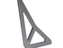 4x3 Inch Angled Arrow Gusset - 100 Degree Motobilt