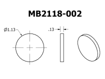 Round Tube End Cap 1.25 Inch Motobilt