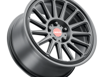 Aluminum Wheels 17x9 Grip 315B Satin Black Red and Black Logo Multi Spoke 30 Offset 5 on 114.3 Bolt Pattern 72.6 Bore Raceline