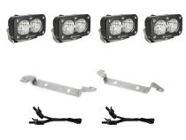 S2 Sport OEM Fog Light Replacement Kit 2025-On Toyota 4Runner Non-TRD Pro Clear Baja Designs