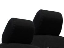 Jeep JK Front Headrest Covers 07-10 Wrangler JK 2 Door Tactical Series Black Bartact