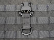 PALS/MOLLE D-Ring Acetal Every Which Way Quick Side Release Buckle Kit Pair Black Bartact