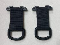 PALS / MOLLE Acetal T-Bar w/ D-Rings Pair Black Bartact