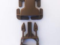 PALS/MOLLE Every Which Way Versa Buckle and Snap Bar Field Repair Male Side Release Buckle Kit 1 Inch Coyote Bartact