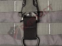 PALS/MOLLE Powdercoated Steel D-Ring w/ Every Which Way Quick Side Release Buckle Kit (Pair of 2) Bartact